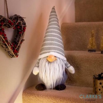 Gonkert Grey Christmas Figure