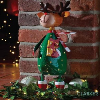 Polka Rudolph Christmas Figure 44cm