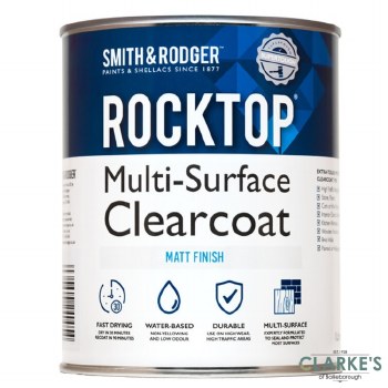Rocktop Clearcoat Matt Finsh 1 Litre