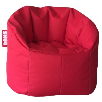 Snug red bean bag