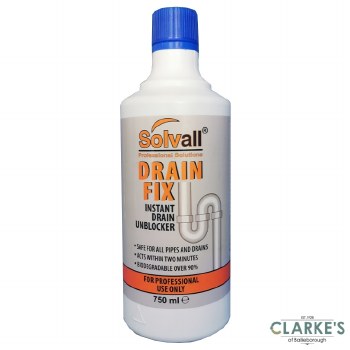 Solvall DrainFix Drain Unblocker 750ml