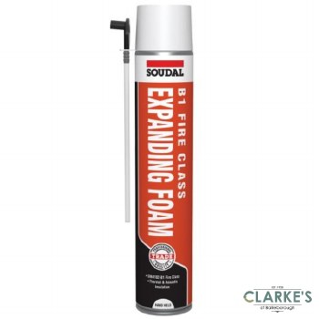 Soudal B1 Fire Rated Expanding Foam Hand Held 750ml