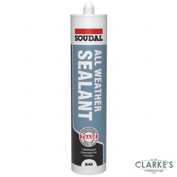 Soudal All Weather Sealant Black 290ml