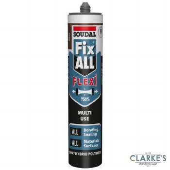 Soudal Fix All Flexi Sealant Adhesive Brown 290ml