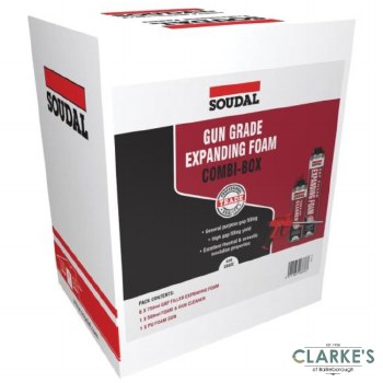 Soudal Gap Filler Gun Grade Expanding Foam Combibox