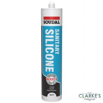 Soudal Trade Sanitary Silicone White 290ml