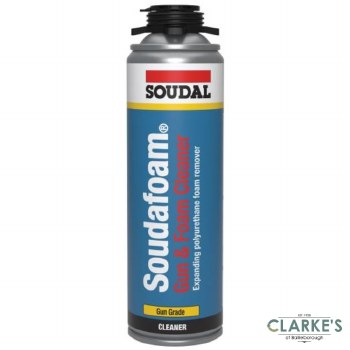 Soudal Soudafoam Gun and Foam Cleaner Gun Grade 500ml