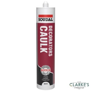 Soudal Trade Decorators Caulk White 290ml