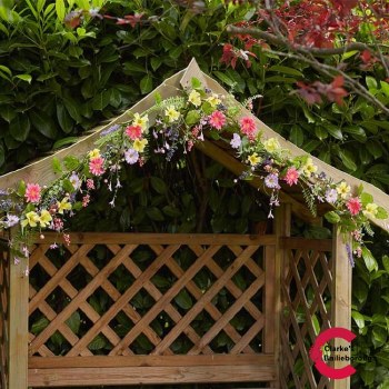 Spring - Artificial Floral Garland for Indoor and Outdoor Decor