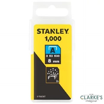 Stanley A Type Staples 8mm