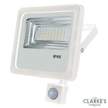 Auriga Ultra PIR 20W LED Flooflight IP66 White