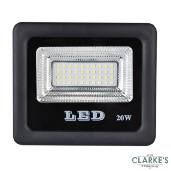 Auriga Ultra 20W LED Flooflight IP66 Black