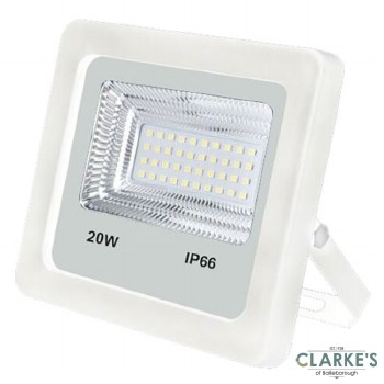 Auriga Ultra 20W LED Flooflight IP66 White