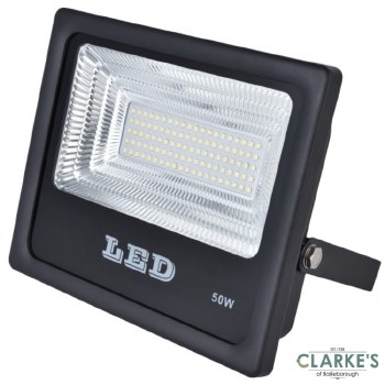 Auriga Ultra 50W LED Flooflight IP66 Black