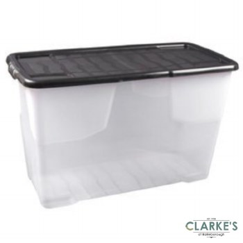 Strata Curve Storage Box with Lid 100 Litre