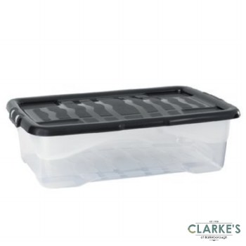 Strata Curve Underbed Storage Box with Lid 42 Litre