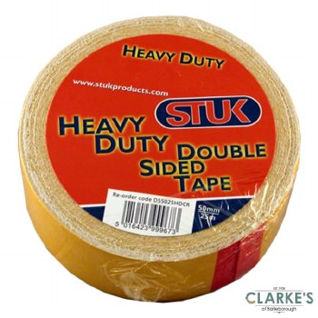 STUK Heavy Duty Double Sided Tape 50mm x 5 meter