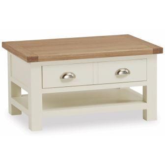 Suffolk Small Coffee Table White | DISPLAY MODEL