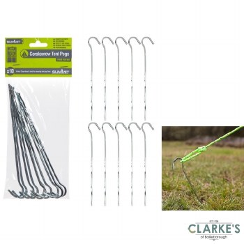 Summit Corkscrew Tent Pegs