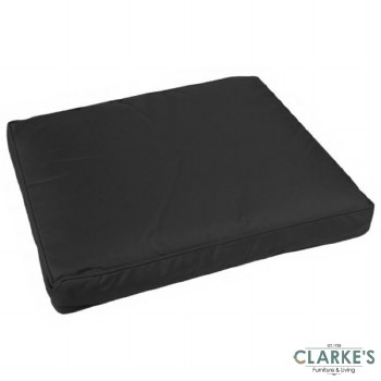 Oudoor Waterproof Garden Rectangular Cushion Black