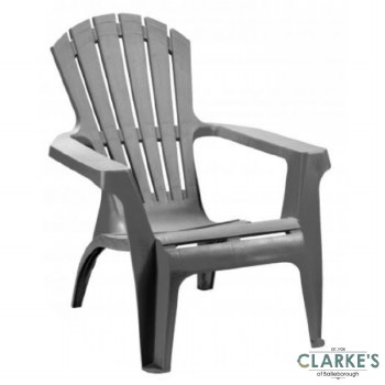 High Back Garden Chair Antracite