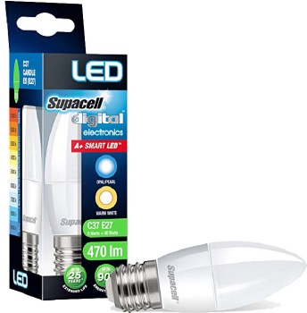 Supacell 5W Candle E27 Bulb