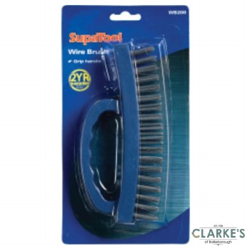 SupaTool Wire Brush with Grip