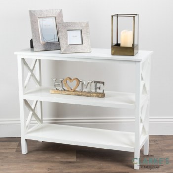 Rivera 3 Tier Shelf Unit White