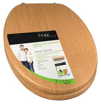 Tema Woodland Antique Toilet Seat
