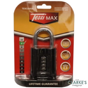 Tessi Max Combination Lock 63mm