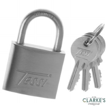 Tessi Stainles Steel Marine Quality Padlock 40 mm