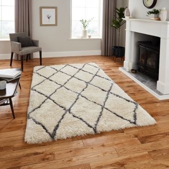 Morocco Rug Ivory/Grey 120x170cm