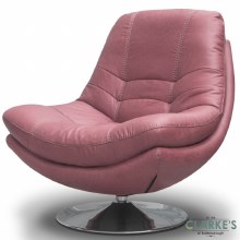 Axis Swivel Occasional Chair Pink