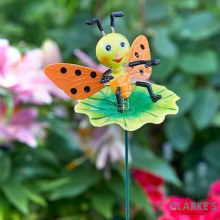 Bizzy Loony Stake - Garden Decoration Orange