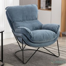 Bray Accent Chair Washed Denim