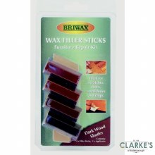 Briwax Wax Furniture Repair Filler Sticks Dark Wood Shades