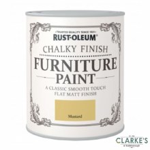 Rust-Oleum Chalky Finish Furniture Paint Mustard 125 ml