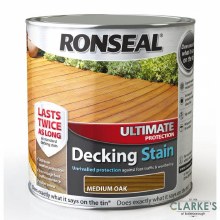 Ronseal Medium Oak Ultimate Protection Decking Stain 2.5 Litre