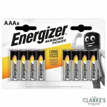 Energizer AAA Alcaline Batteries 8 Pack