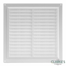 Rectangular Plastic Vent Grille White 250x250mm