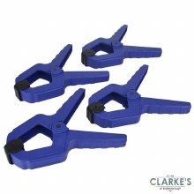 Faithfull Spring Clamps 12kg Force Set of 4