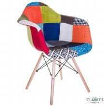 Eames Style Studio Chair Patchwork