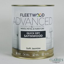 Fleetwood Advanced Quick Dry Satinwood Paint Soft Jasmine 750 ml