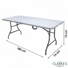 Large Folding Garden Table 180cm