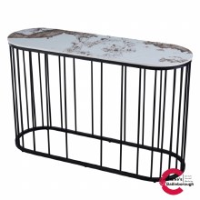 Picture of Kas Marble Effect Top Console Table