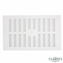 Map White Adjustable Vent with Fixed Flyscreen 9" x 6"