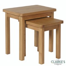 Purdi Oak Nest of 2 Tables