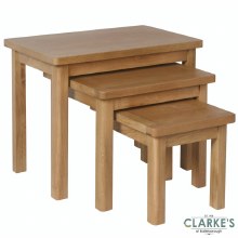 Purdi Oak Nest of 3 Tables Purdi Oak Nest of 3 Tables