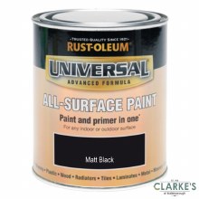 Rust-Oleum Universal All-Surface Paint Matt Black 250 ml