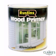 Rustins Wood Primer Aluminium 1 Litre